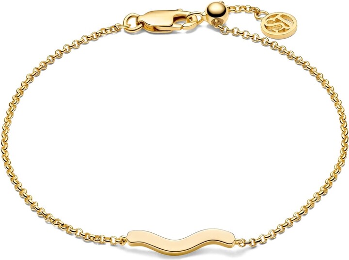Sif Jakobs Jewellery Bracelet Ellera Waves Pianura - Gold