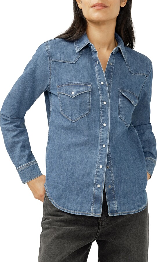 Silver Jeans Co. Western Denim Shirt
