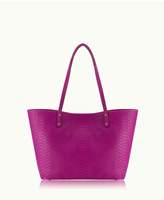Thumbnail for your product : GiGi New York Mini Taylor In Magenta Embossed Python