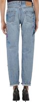Thumbnail for your product : Rialto Painterly Boyfriend Jeans-Blue