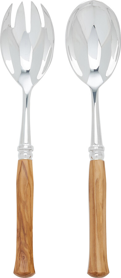 Alain Saint-Joanis Plated Olivewood Salad SetSaint-Joanis