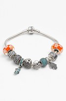 Thumbnail for your product : Pandora Women's 'Tropical' Seahorse Dangle Charm - Sterling Silver/ Teal/ Turq