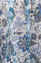 Thumbnail for your product : Rachel Zoe 'Magnolia' Lace-Up Print Silk Tunic