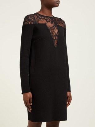 Givenchy Lace-embellished Mini Dress - Black