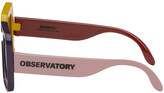 Thumbnail for your product : The Animals Observatory Kids Multicolor Rectangular Sunglasses