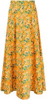 Thumbnail for your product : C’Est La V.It Floral-Print Maxi Skirt