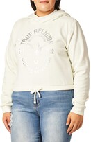 Thumbnail for your product : True Religion Women's Buddha Mock Hood Tie Front Hoodie