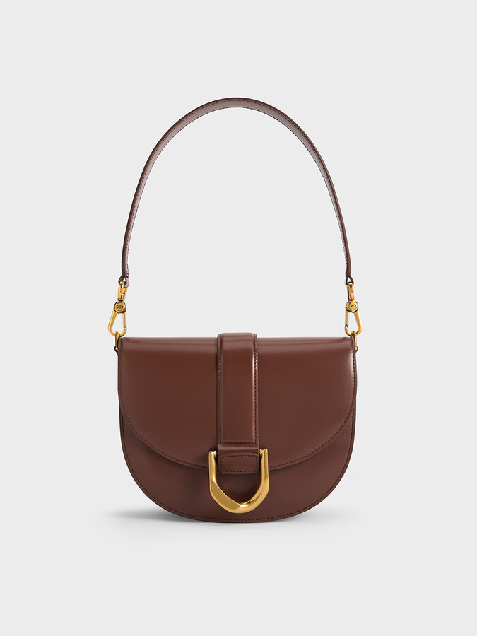 Crossbody Bag Charles Keith Brown Bag CHARLES KEITH Charlot Bag