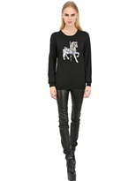 Thumbnail for your product : Markus Lupfer Carousel Horse Sequin Wool Sweater