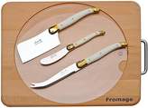 Thumbnail for your product : Jean Dubost Le Thiers Laguiole Cheese Knives & Board (Set of 4)