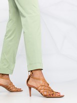 Thumbnail for your product : Etro High-Rise Cropped Slim-Fit Trousers