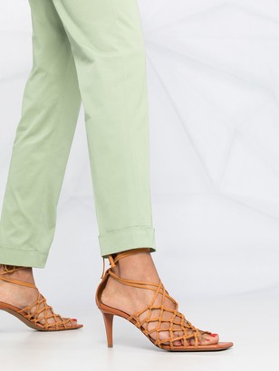 Etro High-Rise Cropped Slim-Fit Trousers