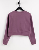 Thumbnail for your product : Calvin Klein Performance front logo crew neck top in gray