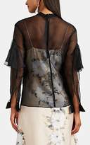 Thumbnail for your product : BY. Bonnie Young Women's Sheer Silk Organza Blouse - Black