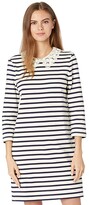 Thumbnail for your product : Kate Spade Lace Collar Striped Tee Dress