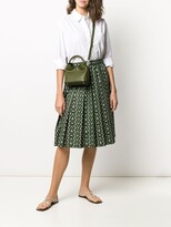 Thumbnail for your product : Aspesi Tile Print Pleated Skirt