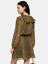 Thumbnail for your product : Topshop Ruffle Bed Jacket Mini Dress - Mustard