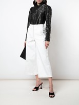 Thumbnail for your product : Akris Punto Cropped Wide-Leg Trousers