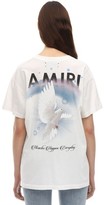 Thumbnail for your product : Amiri Logo Printed Cotton Jersey T-Shirt