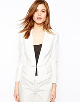 Thumbnail for your product : Karen Millen Tuxedo Jacket - Ivory