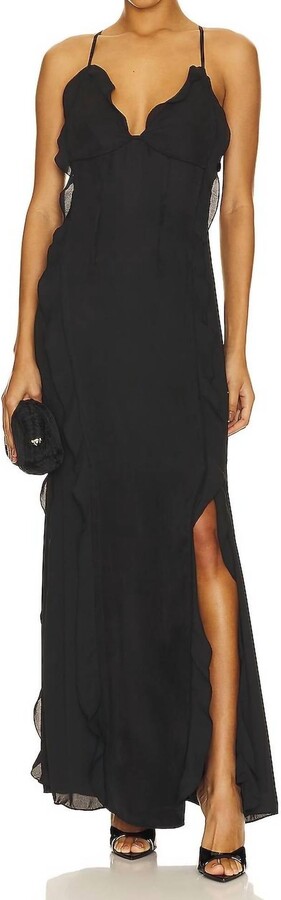 SIMKHAI Emily Maxi Dress In Black