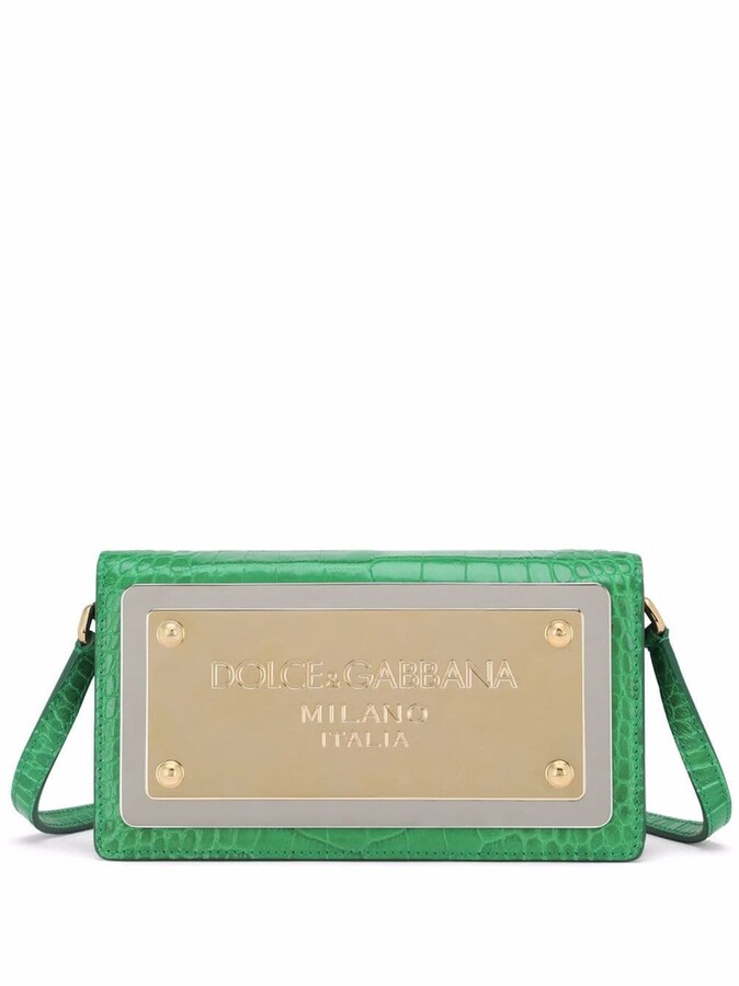 Dolce & Gabbana Women's Green Shoulder Bags | ShopStyle