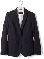 Thumbnail for your product : Banana Republic One-Button Lightweight Wool Blazer