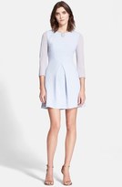 Thumbnail for your product : Ted Baker 'Haswell' Embellished Three Quarter Sleeve A-Line Dress