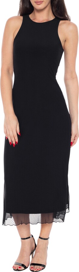 Mesh Tank Midi Dress