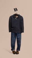 Thumbnail for your product : Burberry Long-sleeved Cotton Polo Shirt