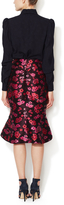 Thumbnail for your product : Zac Posen Embroidered Flared Hem Skirt