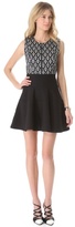 Thumbnail for your product : Robert Rodriguez Seamed Fit & Flare Skirt