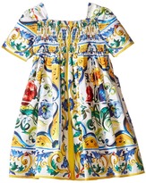 Thumbnail for your product : Dolce & Gabbana Kids Escape Maiolica Ornamental Dress (Infant)