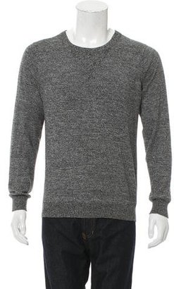 Sandro Speckled Knit Crew Neck Sweater