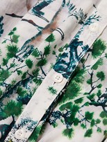 Thumbnail for your product : Samantha Sung Avenue Toile-Print Cotton Midi Shirtdress