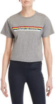Thumbnail for your product : Dickies Grey Rainbow Logo Cropped Tee