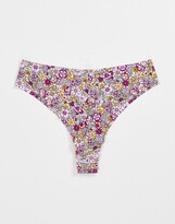 Thumbnail for your product : Cotton On Cotton:On invisible high cut Brazilian thong 3-pack in multi
