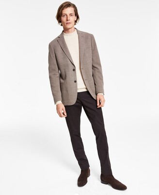 Calvin Klein Men's Slim-Fit Wool Textured Sport Coat - ShopStyle