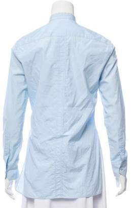Helmut Lang Long Sleeve Button-Up Top