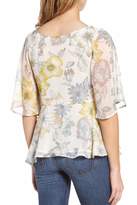 Thumbnail for your product : Cupcakes & Cashmere Keenan Floral Blouse