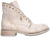 Thumbnail for your product : Fru.it 30mm Metallic Print Leather Ankle Boots