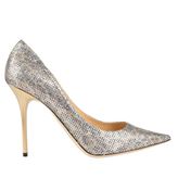 Thumbnail for your product : Jimmy Choo Abel Glitter Leopard Court Shoes