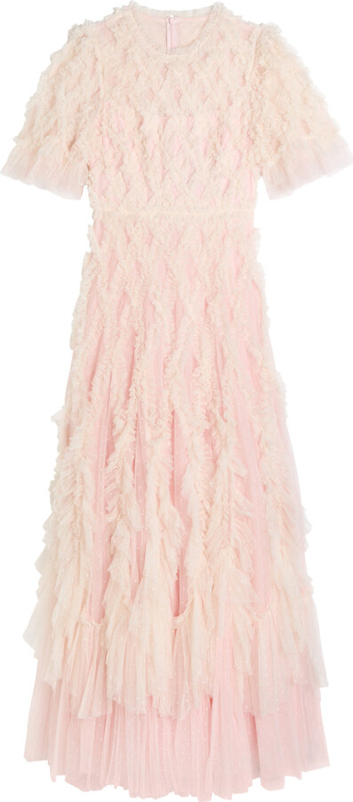 Needle & Thread Rosella Ruffled Tulle Gown