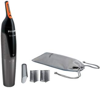 Philips Series 3000 Battery-Operated Nose, Ear & Eyebrow Trimmer - Showerproof & No Pulling Guaranteed - NT3160/10