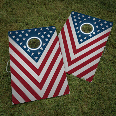 Triumph Sports Triumph 2x3 Led Patriotic Cornhole Set