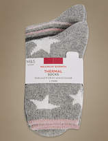 Thumbnail for your product : M&S Collection 2 Pair Pack Thermal Socks