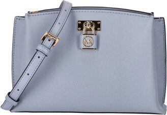 Michael Kors handbag 30S4GTVS7L BLUE LEATHER SHOULDER BAG ref