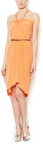 Thumbnail for your product : See by Chloe Silk Belted Halter Neck Dress