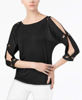 Cable & Gauge Hardware-Embellished Cutout Top