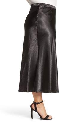 Vince Camuto Hammered Satin Maxi Skirt